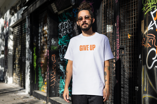 Give Up White T-Shirt