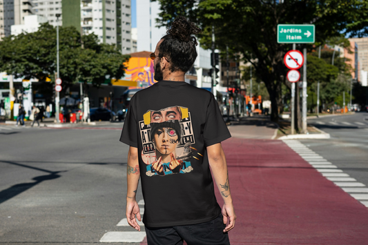 Eminem T-Shirt Black Hip-Hop 190 GSM